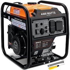 4400-Watts Inverter Generator Open Frame Generator Gas Powered Emergency Home Backup RV Ready 30A Outlet EPA Compliment