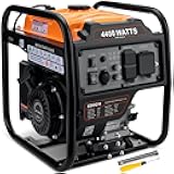 4400-Watts Inverter Generator, Open Frame Generator Gas Powered, Emergency Home Backup, RV Ready 30A Outlet, EPA Compliment