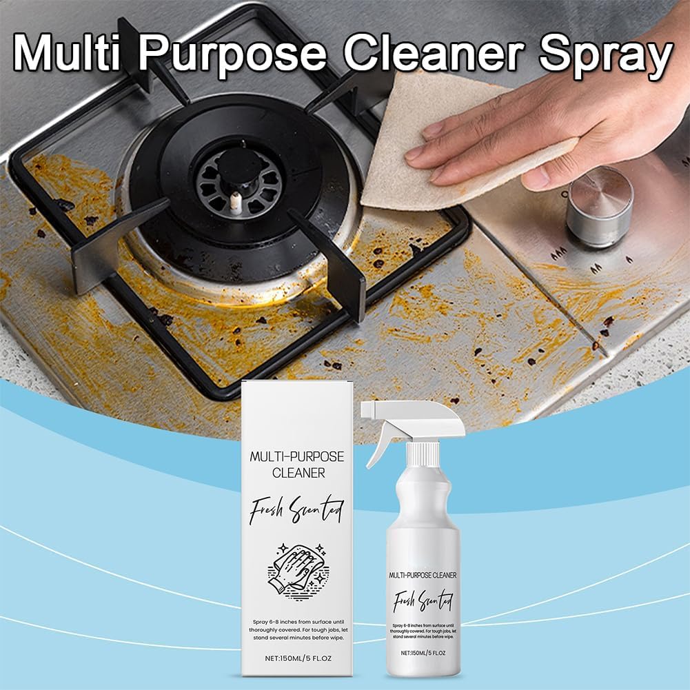 2Pcs R&W Multi Purpose Cleaner,Brazilian Waves Multi Purpose Cleaner,All-purpose Rinse-free Cleaning Spray for Cleaning Bathrooms,Floors,Kitchens