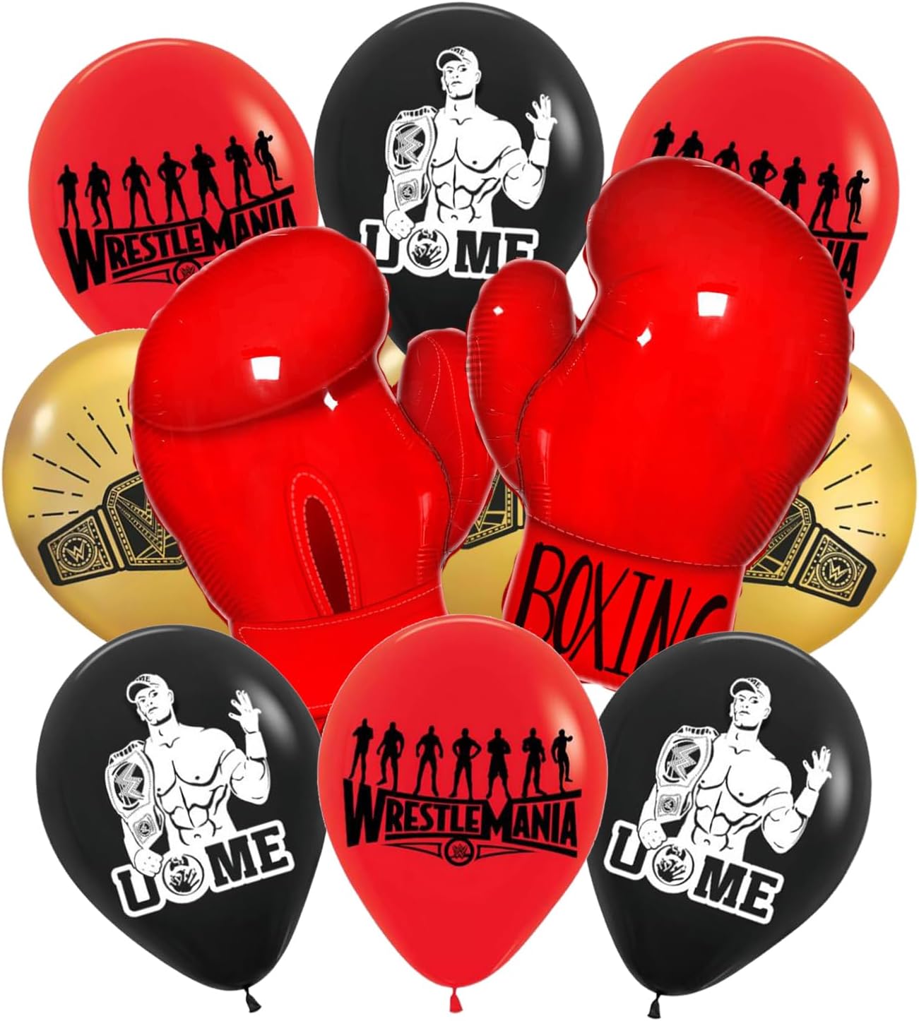 Boxing Glove Balloons 12Pcs Boxing Balloons for Boxing