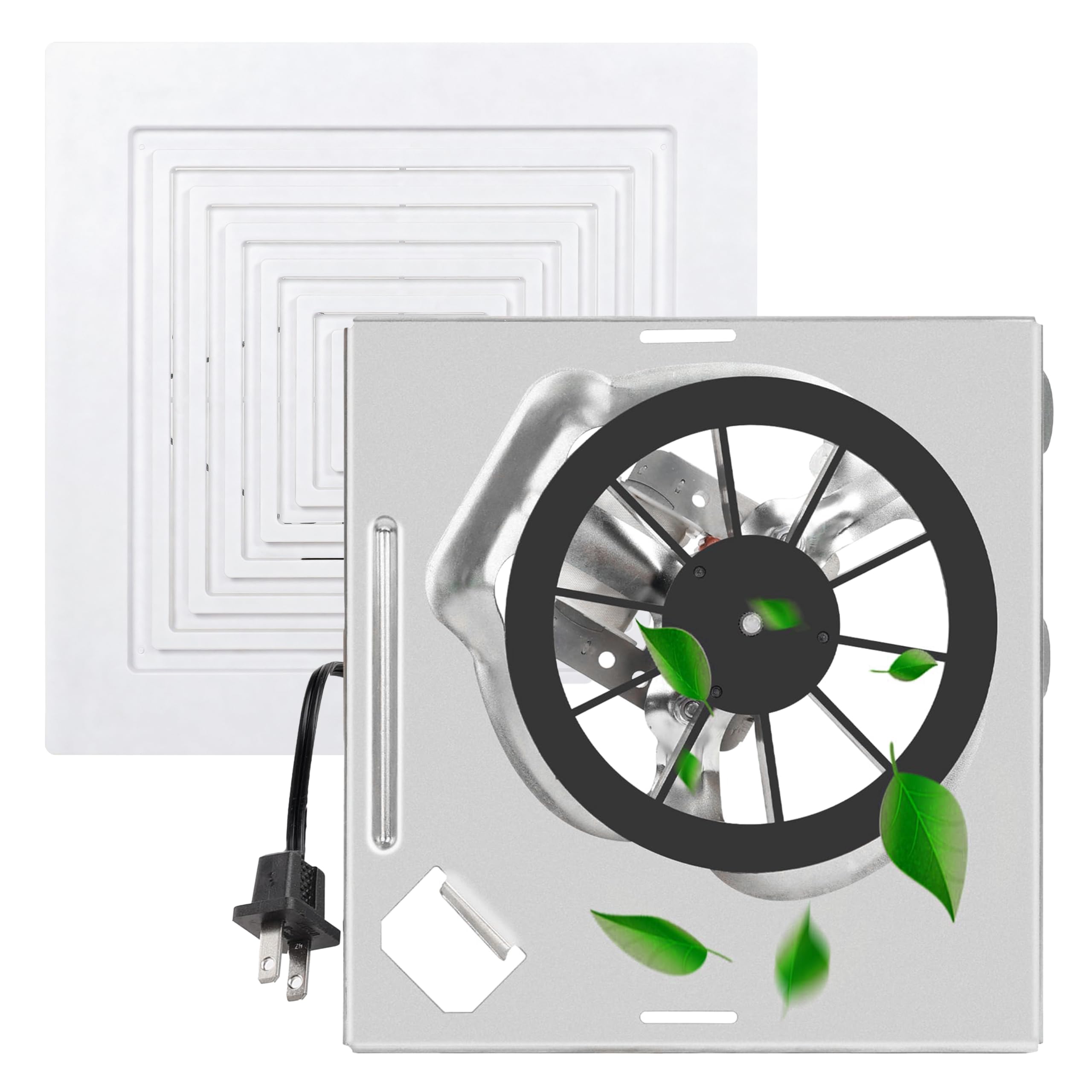 Photo 1 of ?Upgrade Pure Copper? 696N-R02 B Unit 50CFM Fan with Grille, Compatible with Broan 688-K/G/H/J & Nutone 696N-R01/R02 B Unit, 2.0Sones, S97012026 Bathroom Fan Motor Assembly (50 CFM with Grille)
