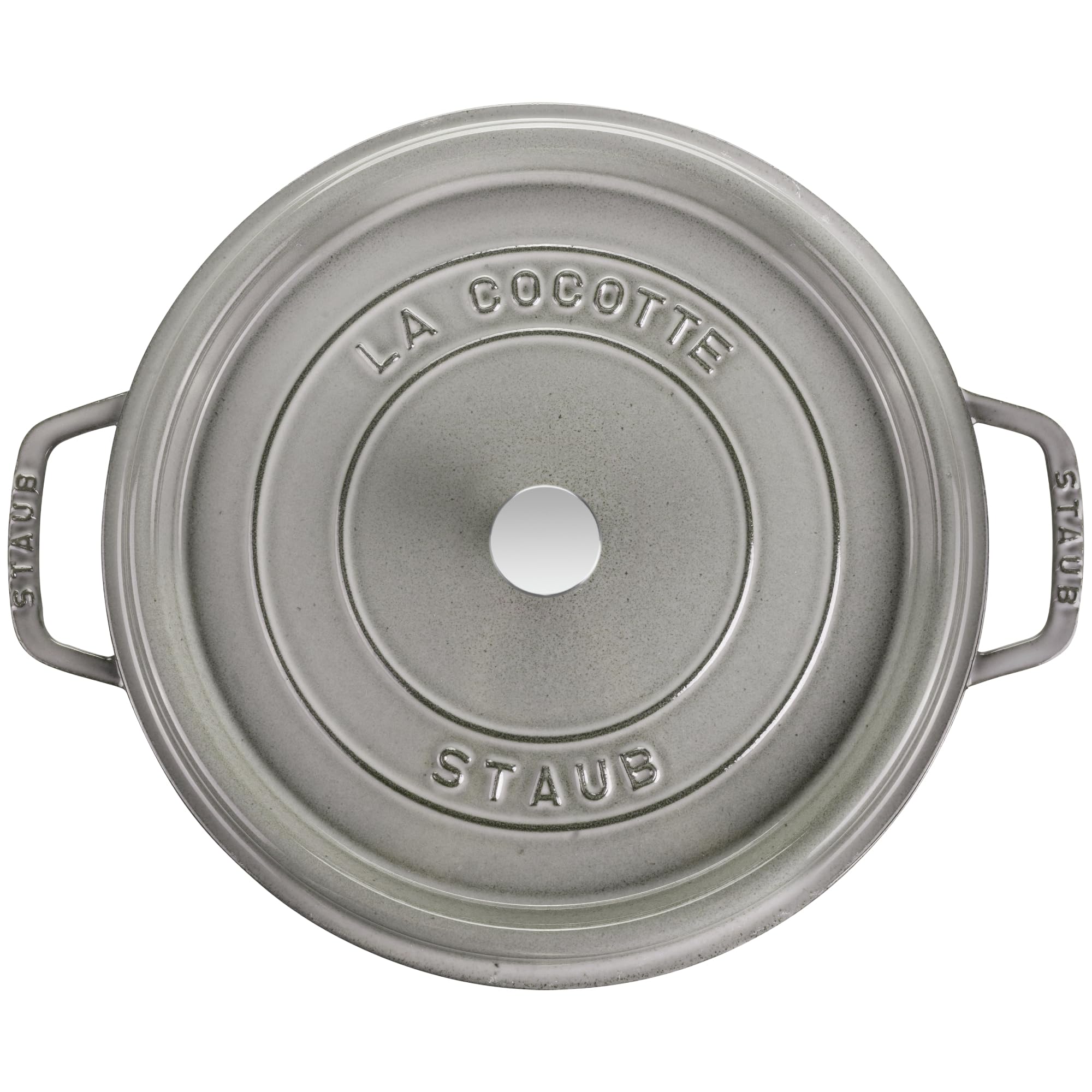 STAUB Okrągły Cocotte, 5,5 l, grafitowy szary