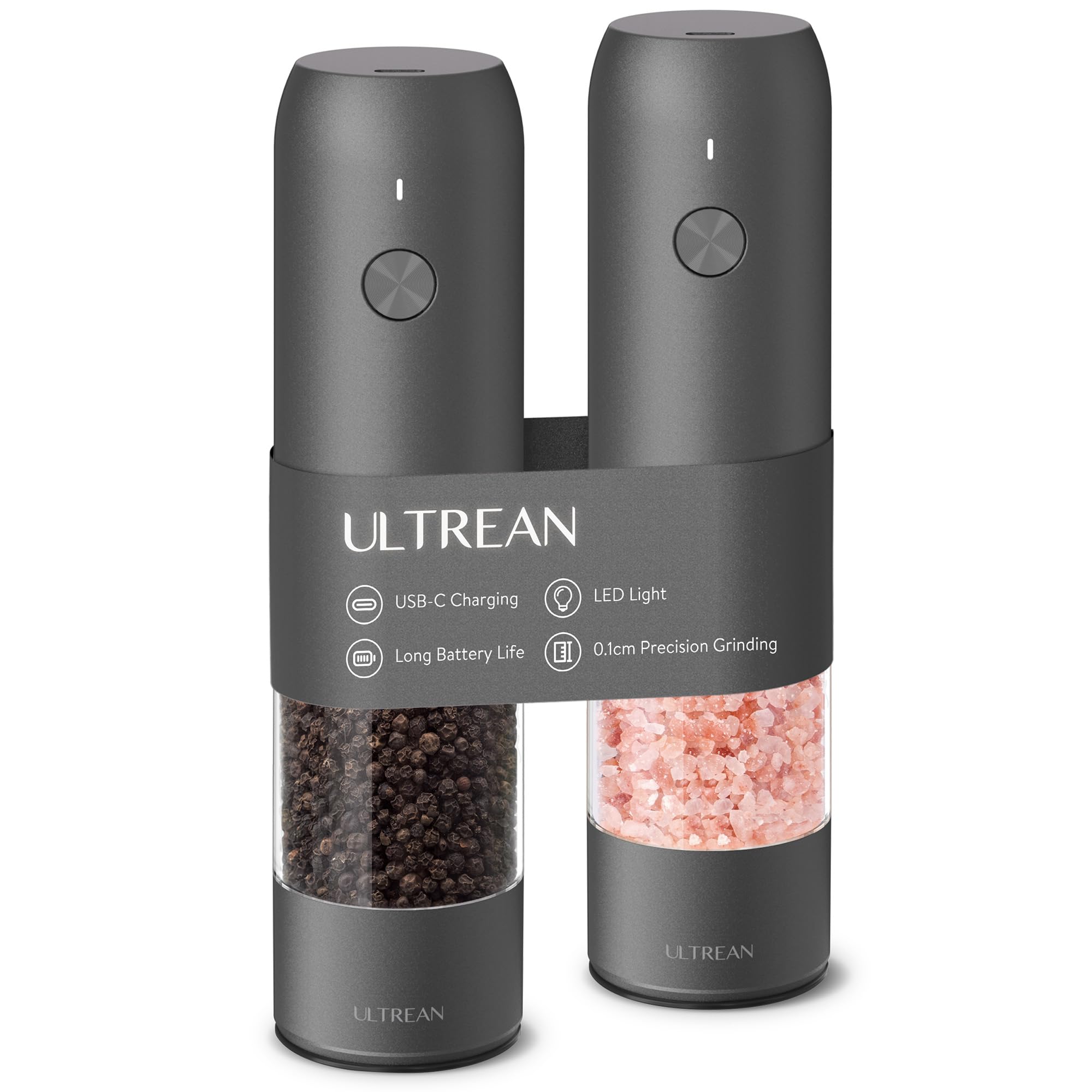 Ultrean Salt and Pepper Grinder Set