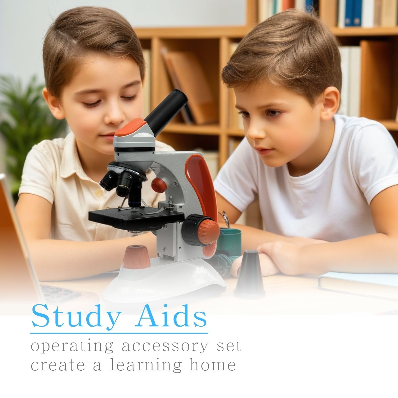 Compound Microscope for Adults Learning Beginners 40X-2000X,Metal Monocular Microscope for Students Home Education,School Laboratory with Experience Kits.