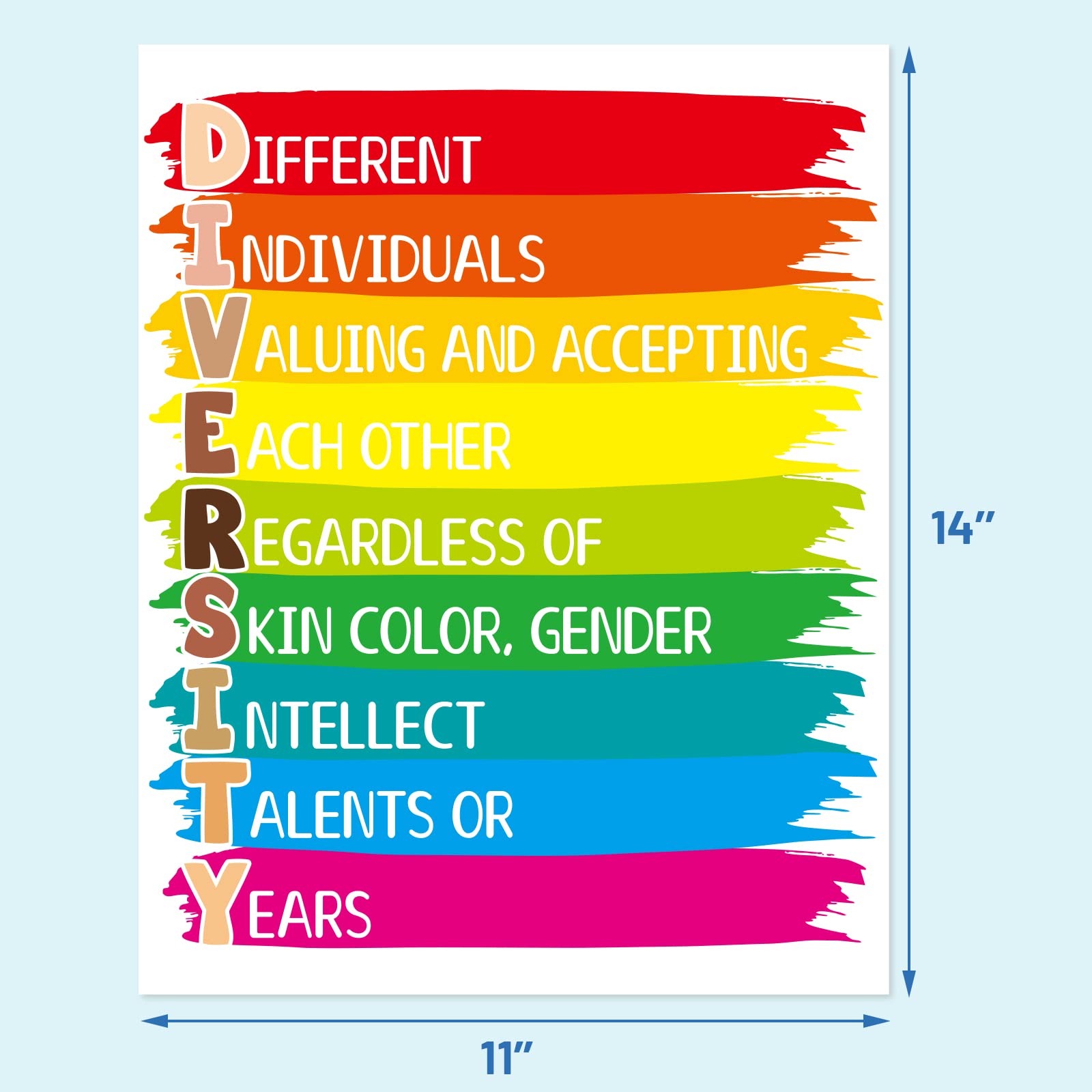 Aodaer Pinnwand-Bordüren Set – 4 Rollen à 10 M, Bunte Regenbogen- & Punktmuster, Für Klassenzimmer & Büro