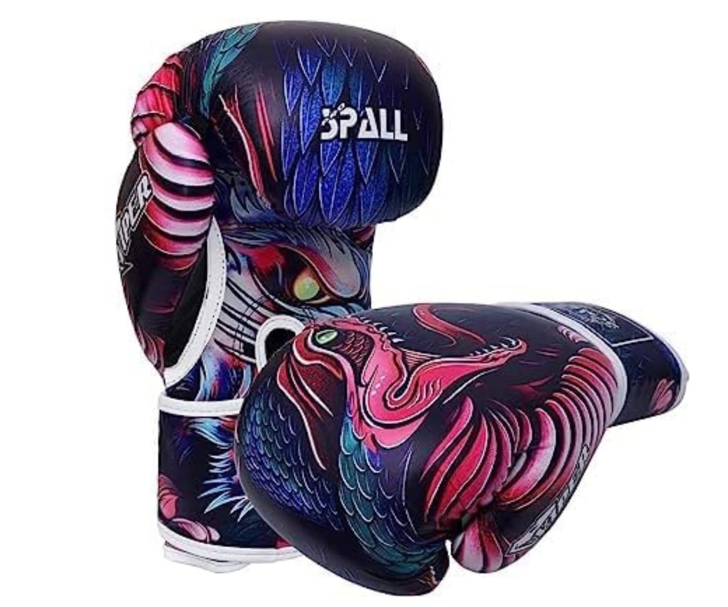 Spall Pro US Boxing Gloves for Kids, Men & Women - Pro Training Sparring Punching Gloves - Muay Thai MMA, Kickboxing Heavy Bag Workout Leather Boxing