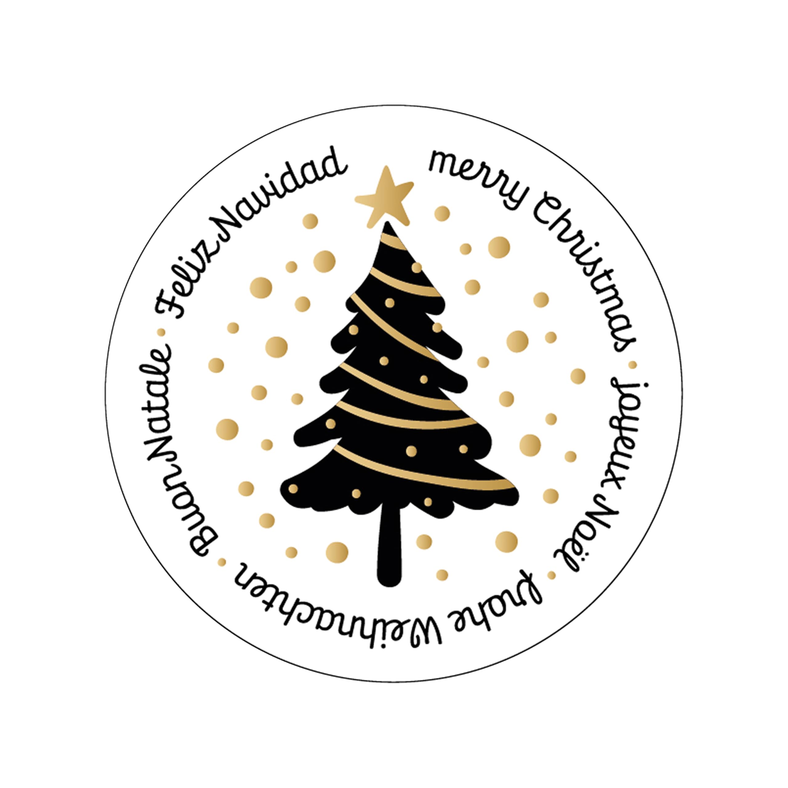 Etiquetas Para Regalos De Navidad Logbuch-Verlag Pack De 24 Pegatinas Navideñas 4 C Con Núeros Del 1 Al Pegatinas Para Regalos