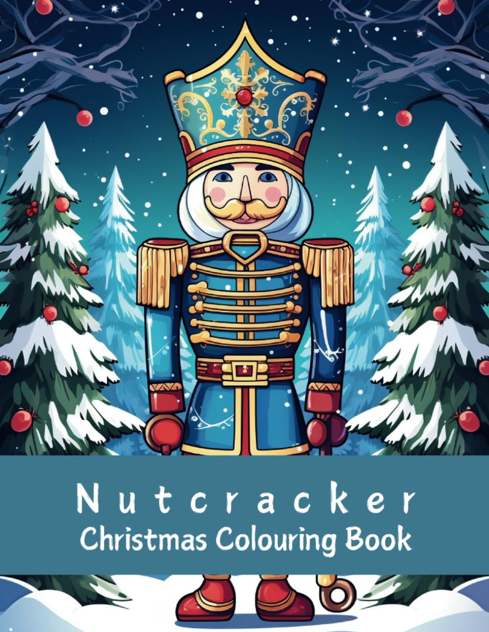 Nutcracker Christmas Colouring Book: 30 Nutcracker Dolls Foe Adults and Children to Colour