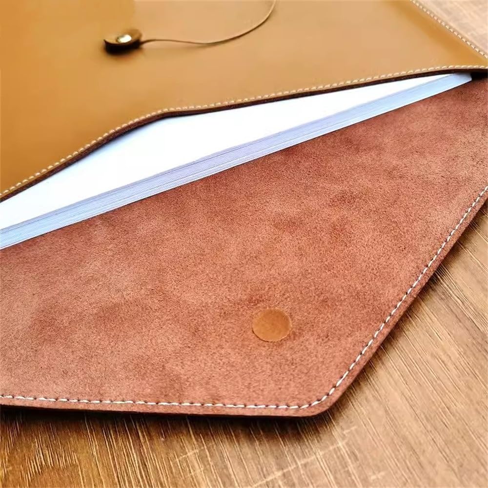 Etui na dokumenty ze skóry PU, Skórzany organizer na dokumenty, koperty i teczki PU, wielokolorowy(Green)