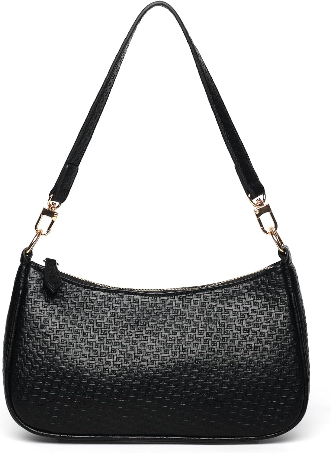 VODIU Clutch Tote Handbags with 2 Removable Straps and Zipper Closure Crossbody Bags Shoulder Purse Handbag for Women - Image 2