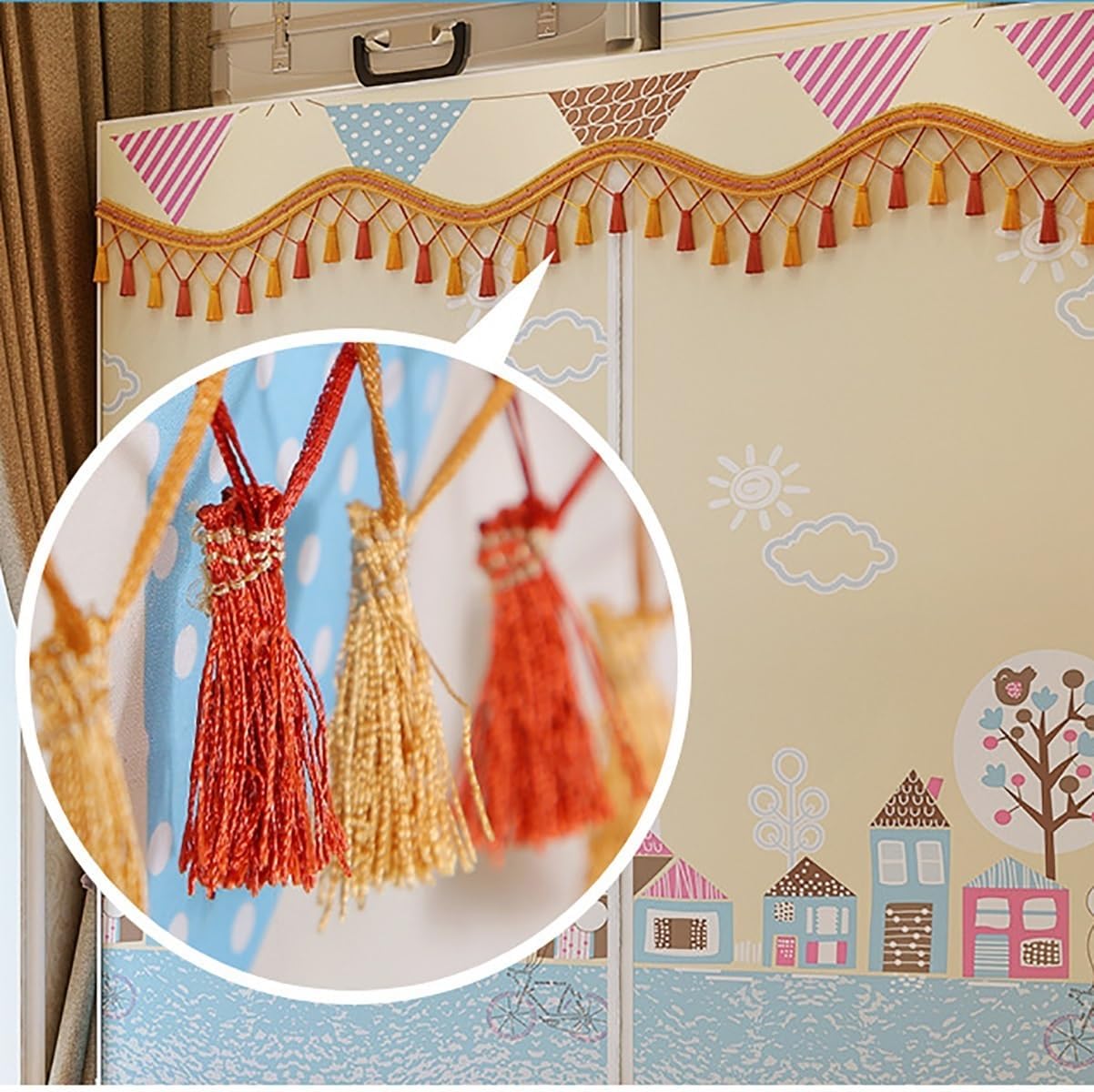 Portable Closet Wardrobe Large Clothes Organizer with 6 Storage Shelves, 2 Hanging Rods and 2 Side Pockets Metal Garment Rack for Bedroom (Color : Blue-3, Size : 168X46X172CM)