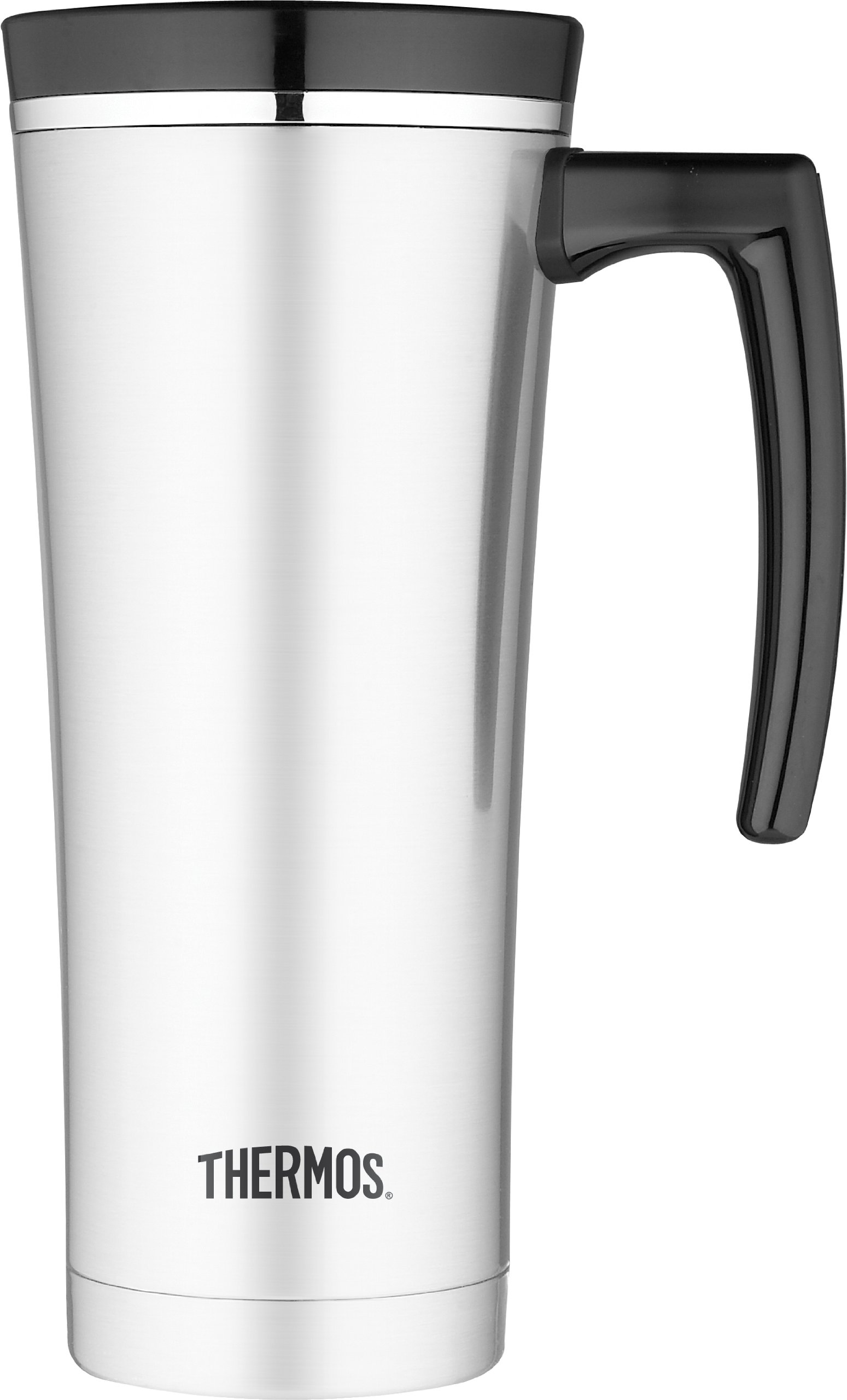 Thermos 16-Ounce Vacuum Insulated Travel Mug 16 ounce Black NS100BK004