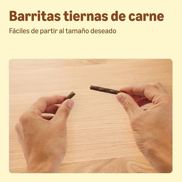 Foto 3 de 8 de by Amazon - Palitos de Pollo e hígado para Gatos, 50 g
