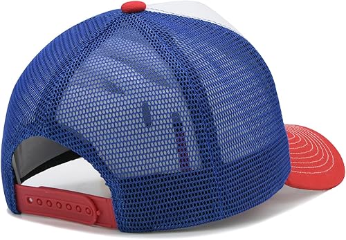Miniatura 7 de Gorra de béisbol con la bandera estadounidense para hombres y mujeres, gorra de béisbol ajustable con malla trasera