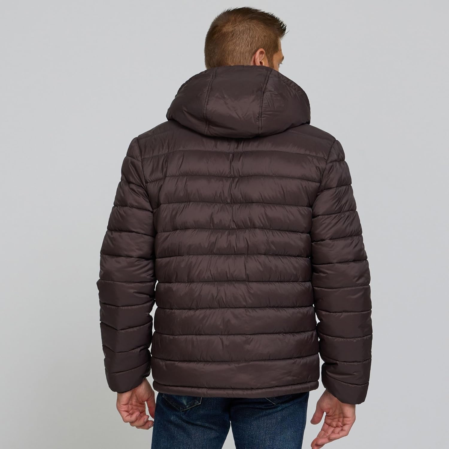 Gerry Puffer Jacket Men with Sherpa Lining and Hood – Warm Winter Coat for Men, Quilted Insulated Snow Jacket Outerwear - Image 7