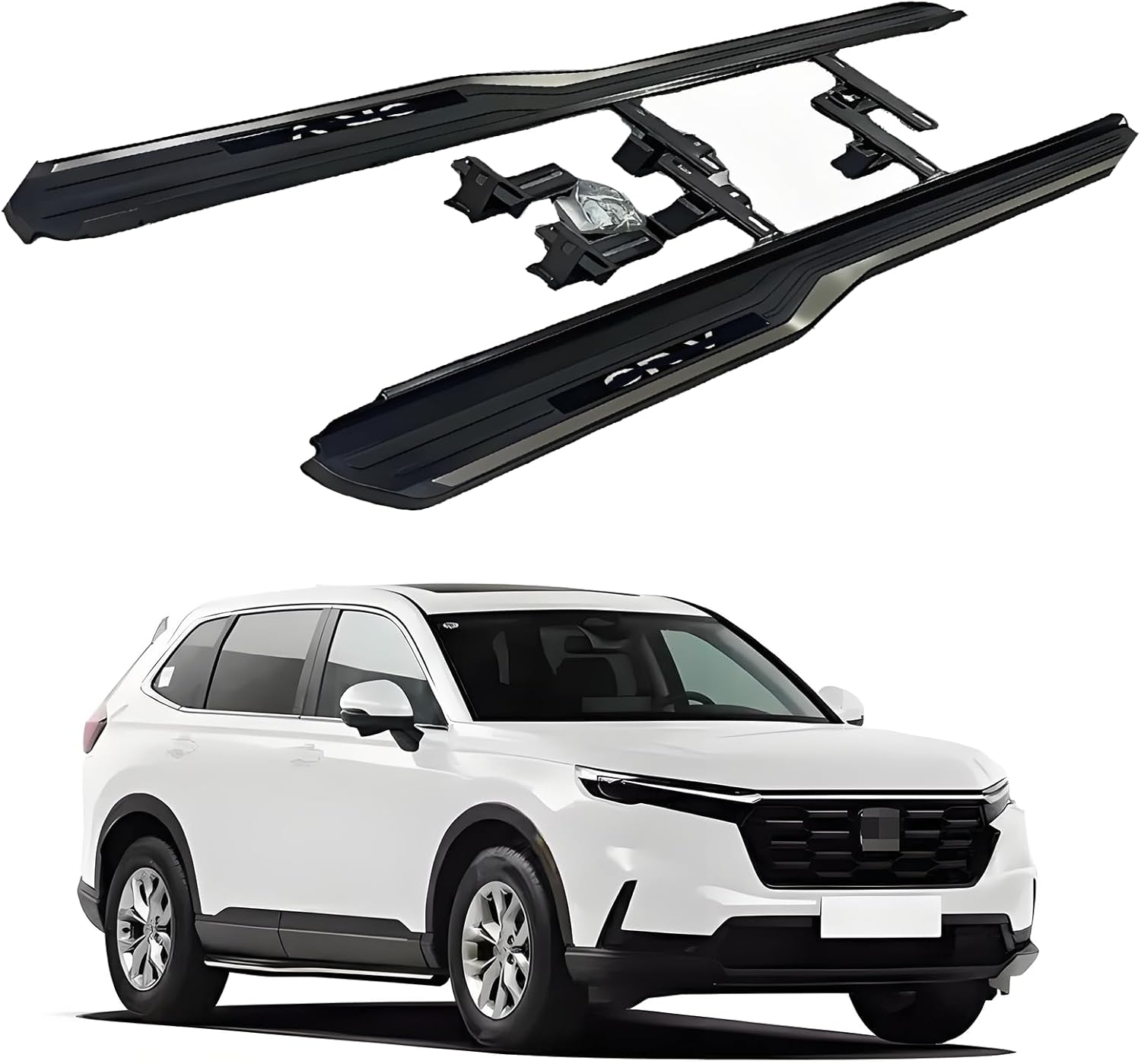 2PCS Running Boards Fits for Honda CRV CR-V 2023 2024 2025 2026 Side Steps Pedal Steps Nerf Bar Accessories
