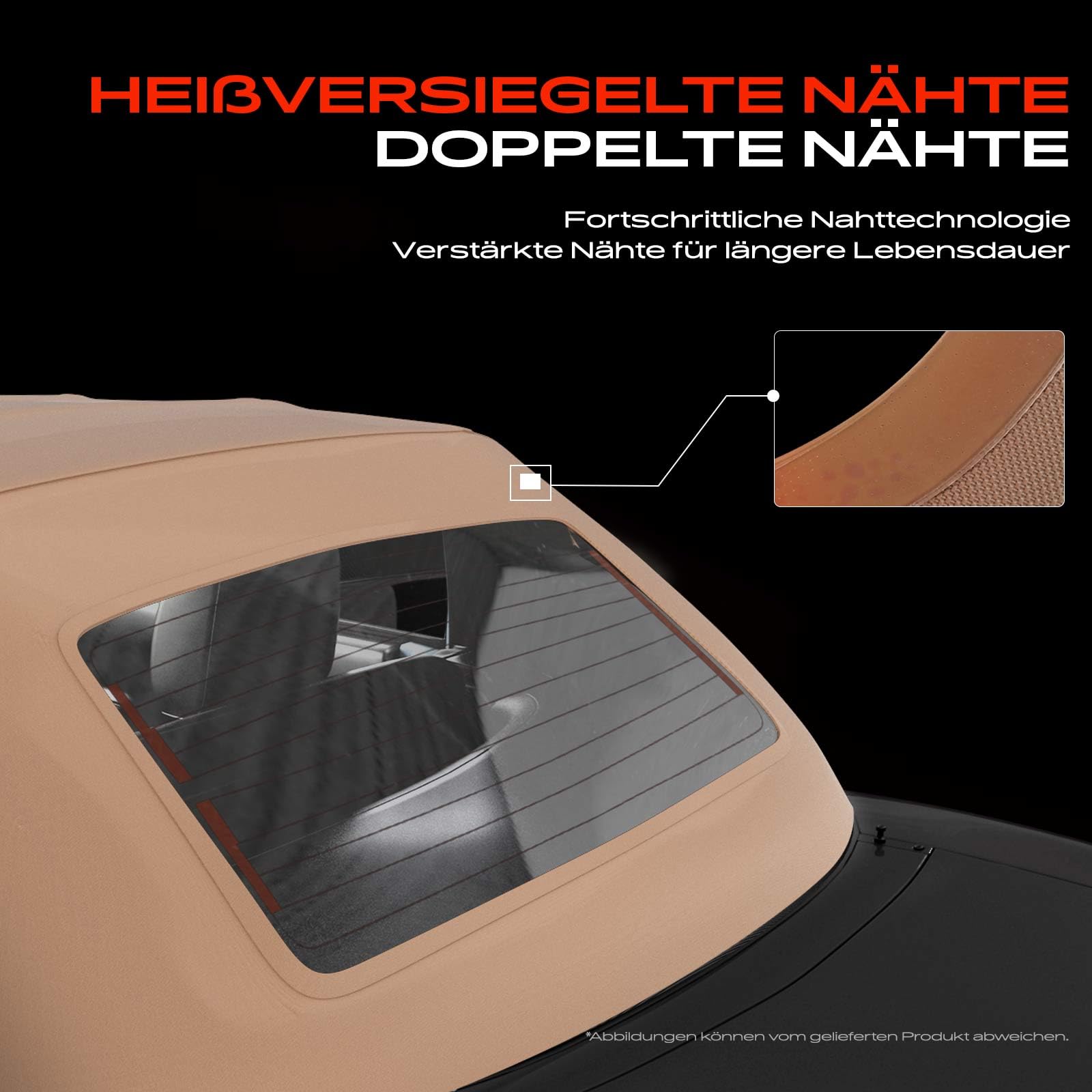 Frankberg Capote de cabriolet Softtop Brun Plastique Compatible avec Barchetta 183 1.8 16V 1995-2005 Cabriolet