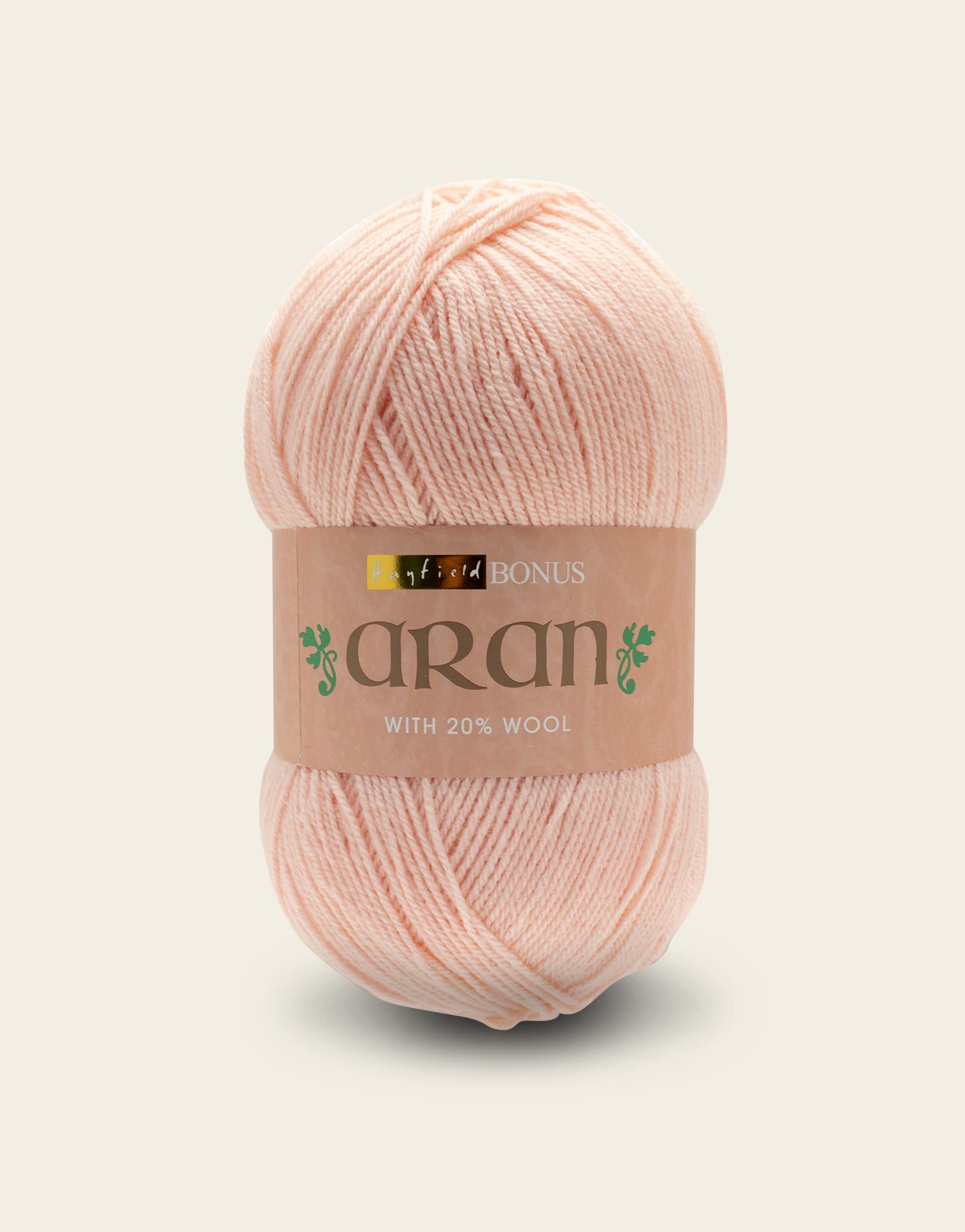 SirdarHayfield Bonus Aran with Wool, Pale Pink (625), 400g