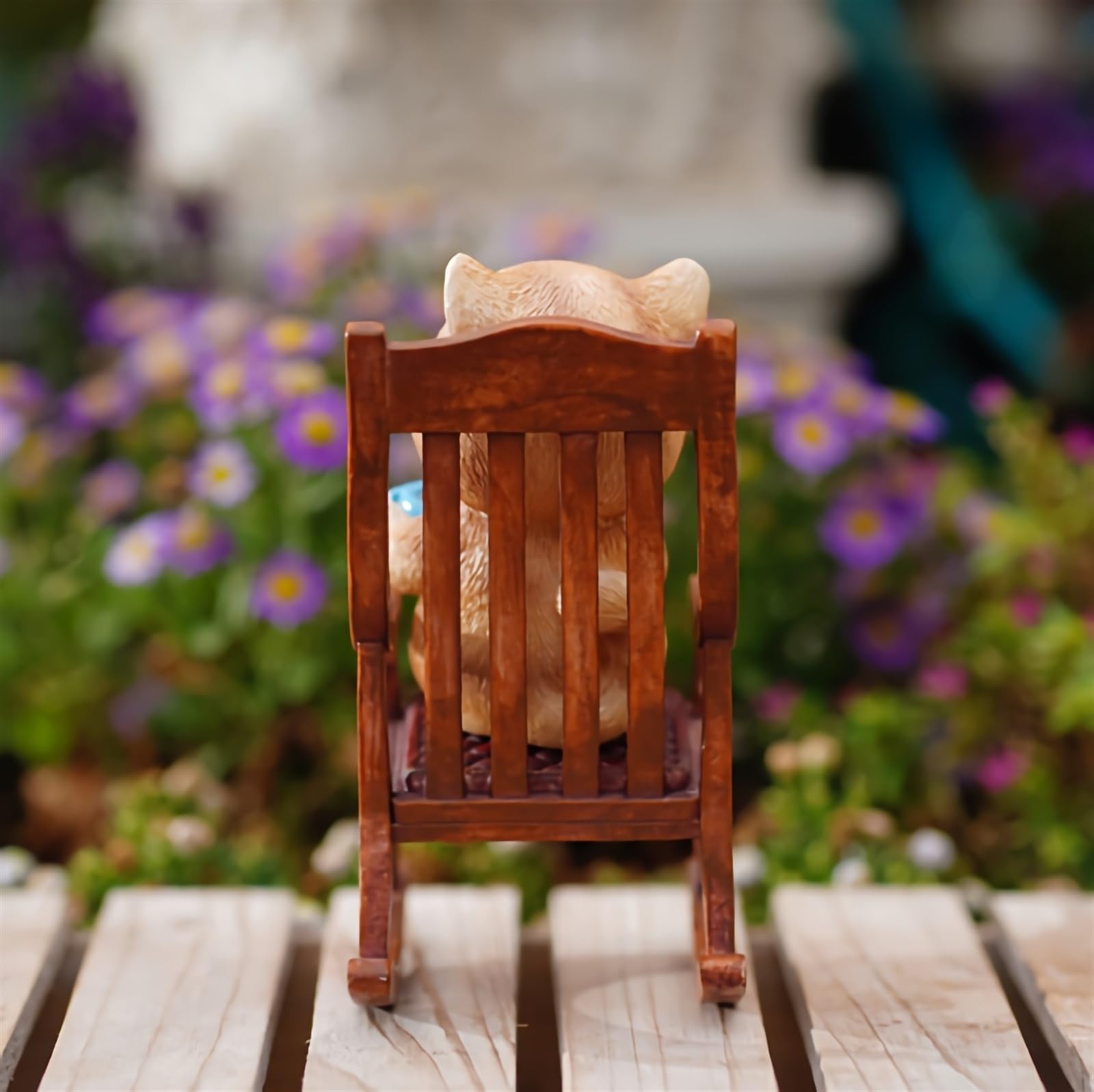 Figurka Kota Z Żywicy, Relaksująca Rzeźba Kociaka, Miniaturowa Figurka Do Ogrodu, Dekoracja Domu Lub Prezent Dla Miłośników Kotów