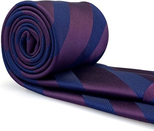 Vista 22 de S&W SHLAX&WING Corbata para hombres Lazos a rayas verde, amarillo y azul para trajes de negocios