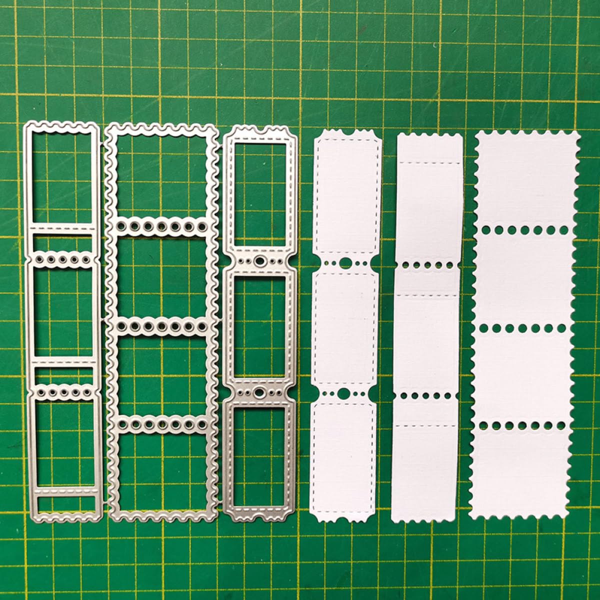 BESTonZON Troqueles de Corte para Manualidades Sellos en Acero al Carbono, Diseño de Flor Pulido Liso, Resistente y Fácil de Usar para Proyectos DIY y Artesanía