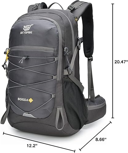 Miniatura 7 de SKYSPER Mochila de senderismo para hombres y mujeres, mochila de viaje de 35 litros, impermeable, mochila de campamento ligera para exteriores