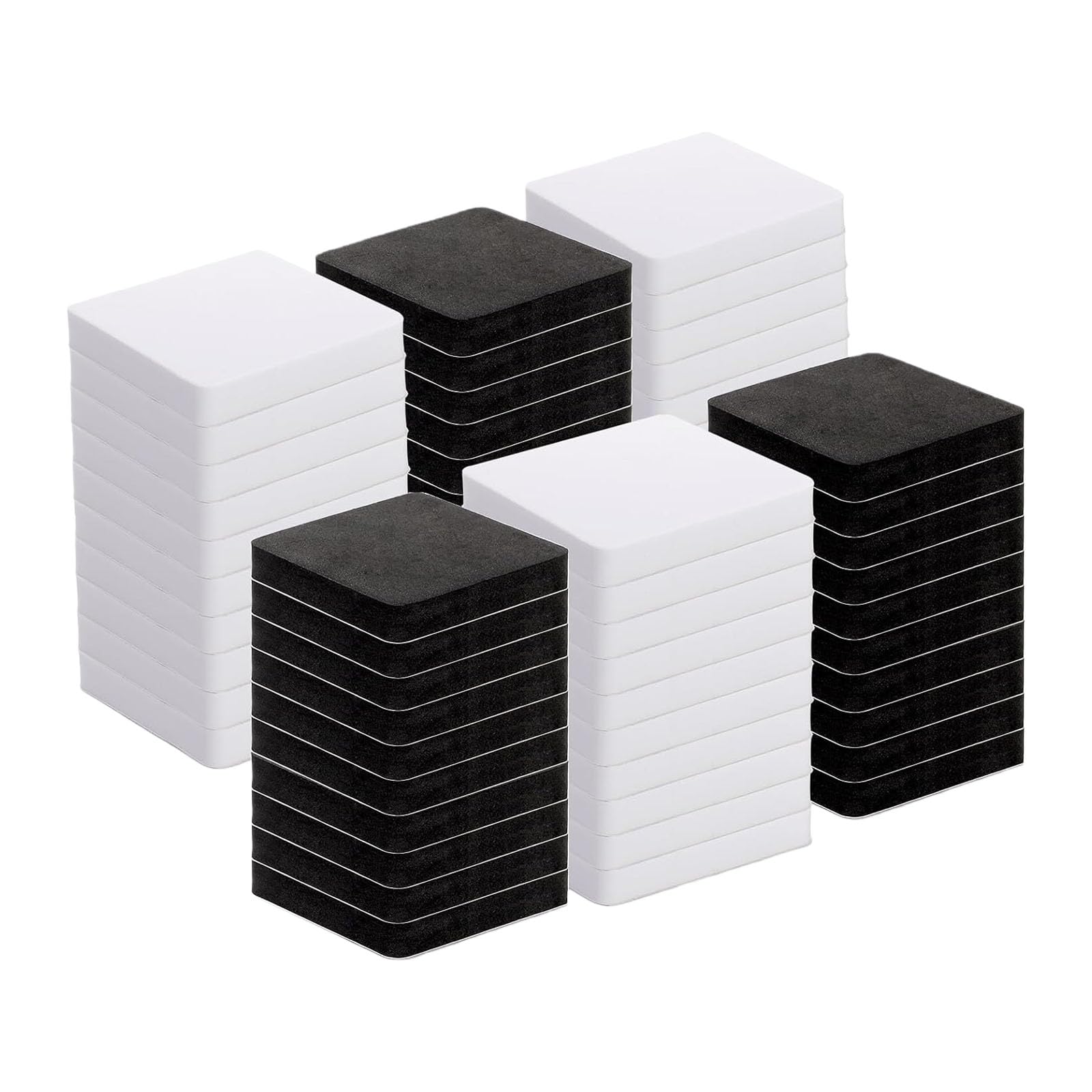 Noise Reduction Wall Pads, Pack of 60 Auto Adhesive Protectors to Shaking and Scratches on Hardwood Wall Bumper