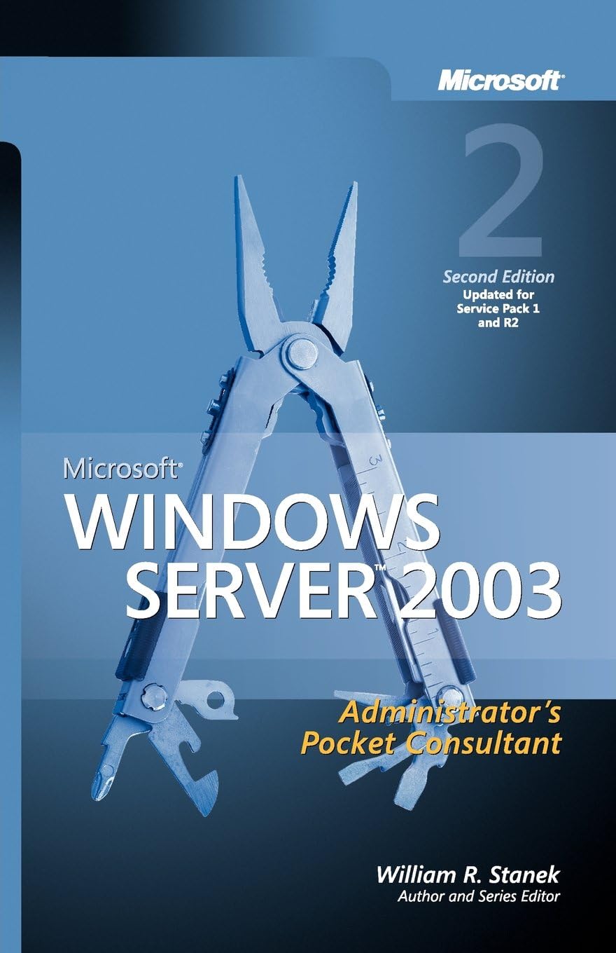Microsoft Windows Server 2003 Administrator's Pocket Consultant