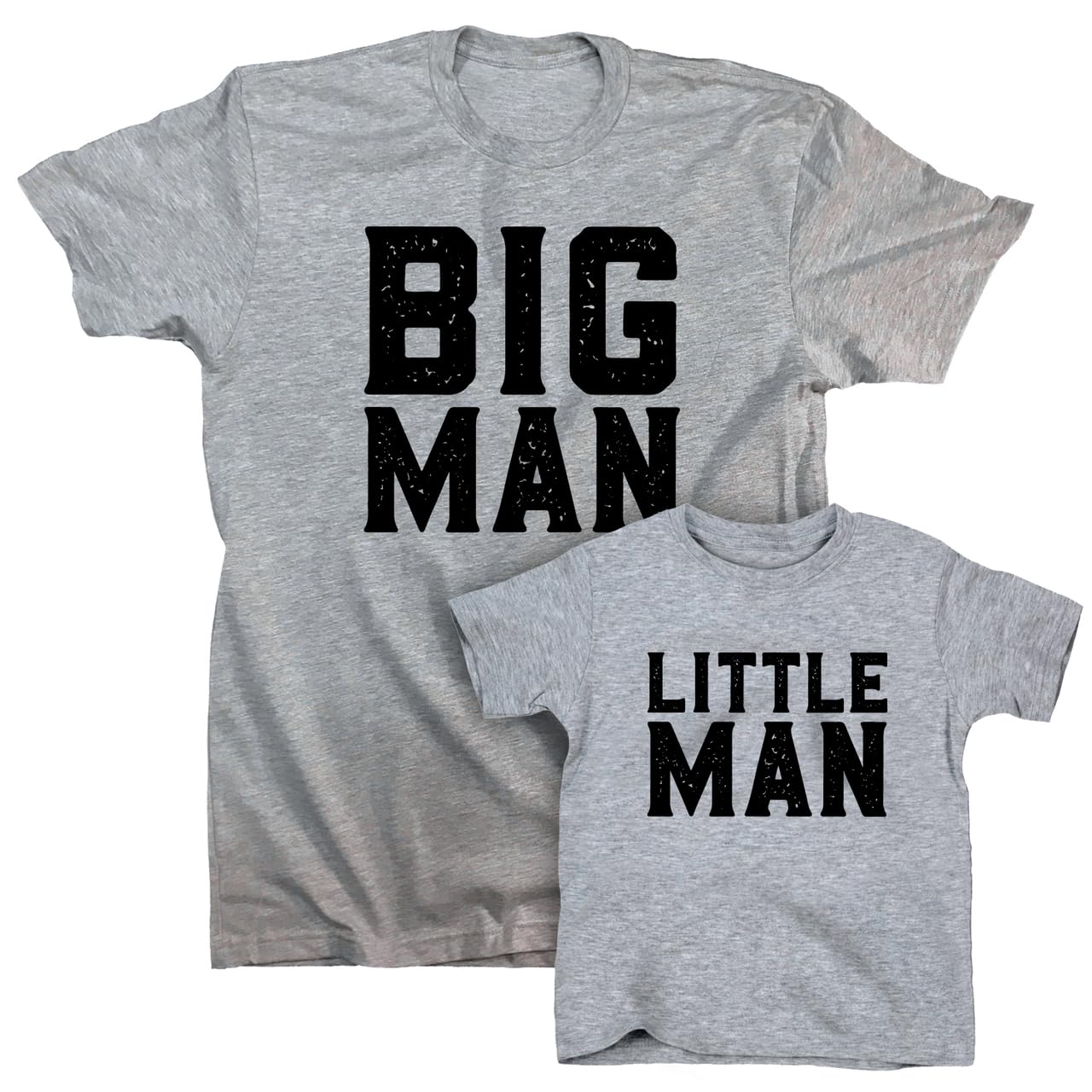 Southern Sisters Little Man Shirt Toddler Kids Matching Father Son Outfits 3T Grey