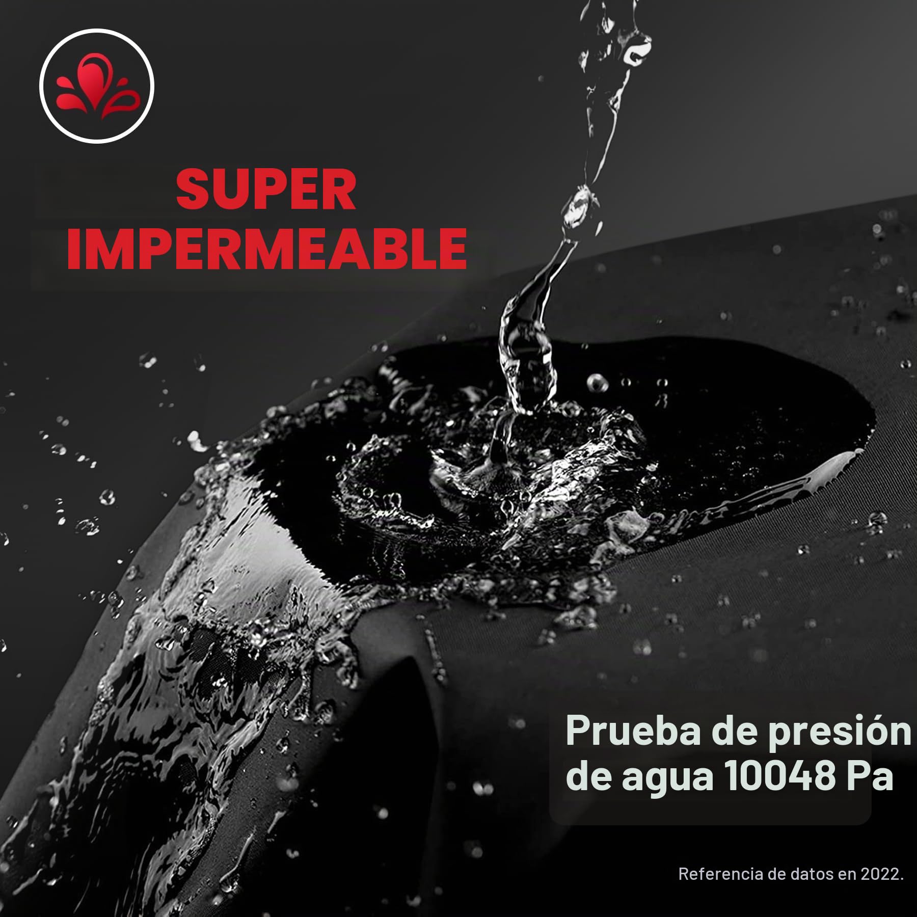 Zettum Funda para Barbacoa de 132 cm - 7106 para Weber Spirit Serie 300, Resistente e Impermeable, Cubierta de Poliuretano para Weber Spirit E310, Sprit E315, E330 y Spirit II E310 (132x66x109cm)