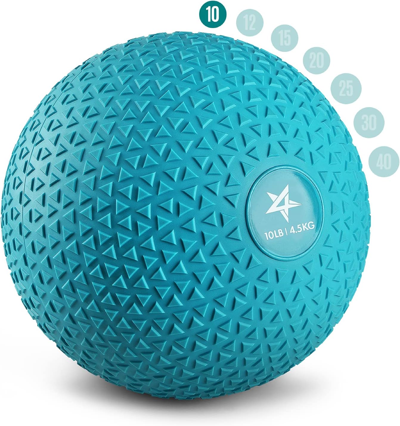 Yes4All Upgraded Fitness Slam Medicine Ball Triangle 10lbs