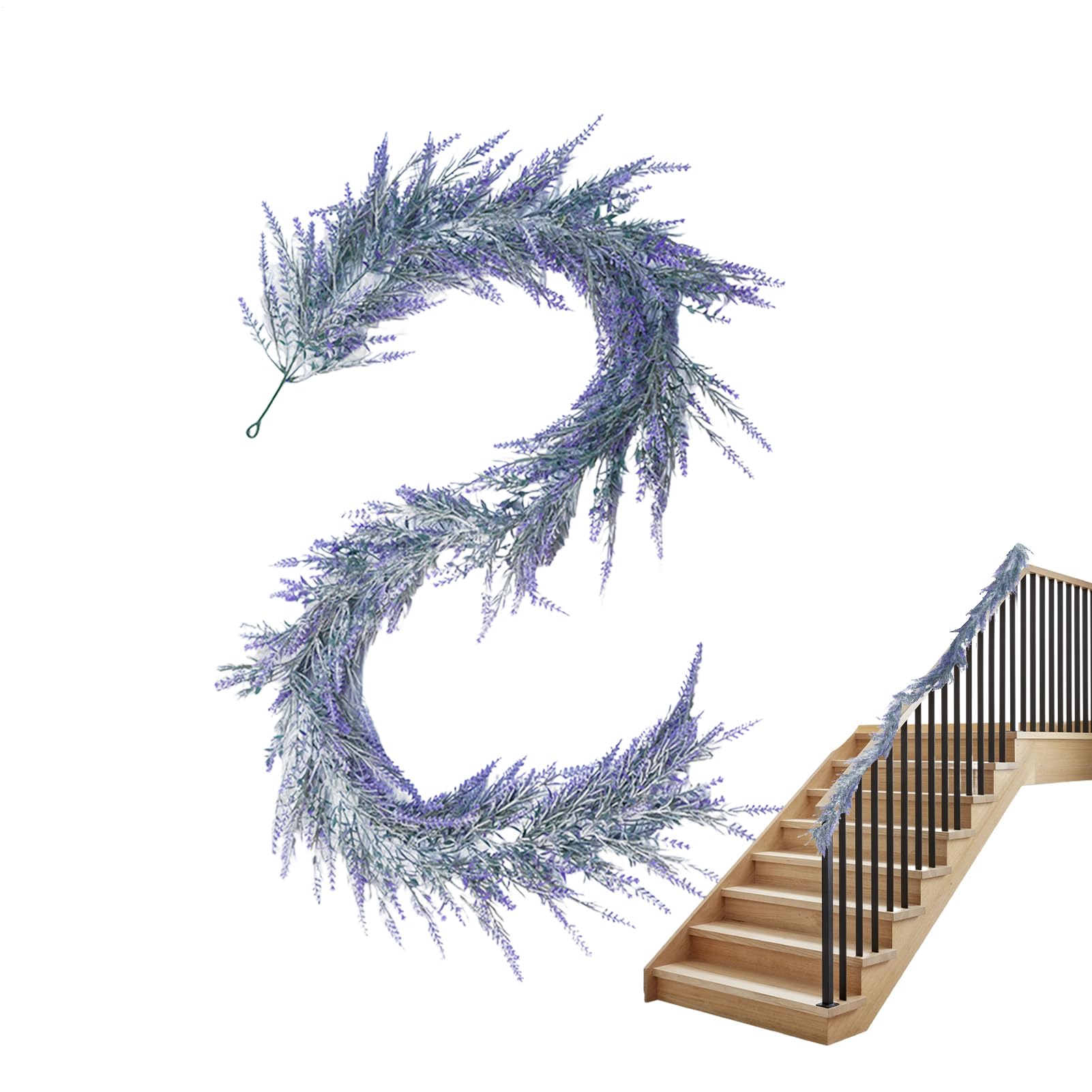 Guirlande de fleurs artificielles pour decoration de table de mariage et Noel