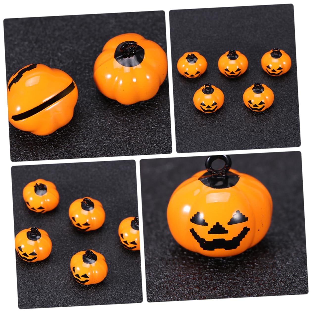 Campanellini a Forma di Zucca 12 Pezzi per Animali Domestici Ciondolo in Rame