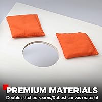 Vista 3 de SPORT BEATS Juego de 8 Bolsas de Cornhole de Peso y Tamaño Reglamentario Incluye Estuche de Transporte