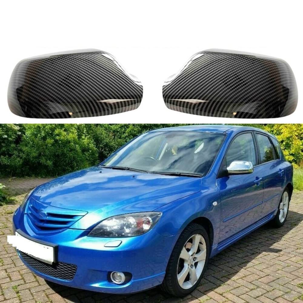 Zamienne pokrowce osłona lusterka skrzydłowego pokrywa skrzydła samochodu osłony lusterka zewnętrznego czapki obudowa lusterka wstecznego pasuje do Mazda 3 dla M3 pasuje do Mazdy dla Atlas 6 (kolor