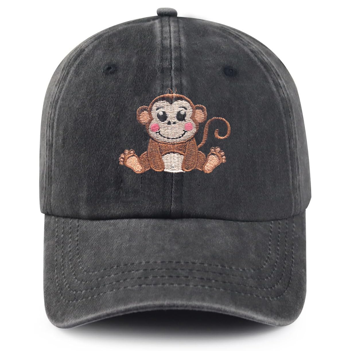 MOLIAN Embroidered Baseball Cap for Men Women - Adjustable Cotton Washed Dad Hat