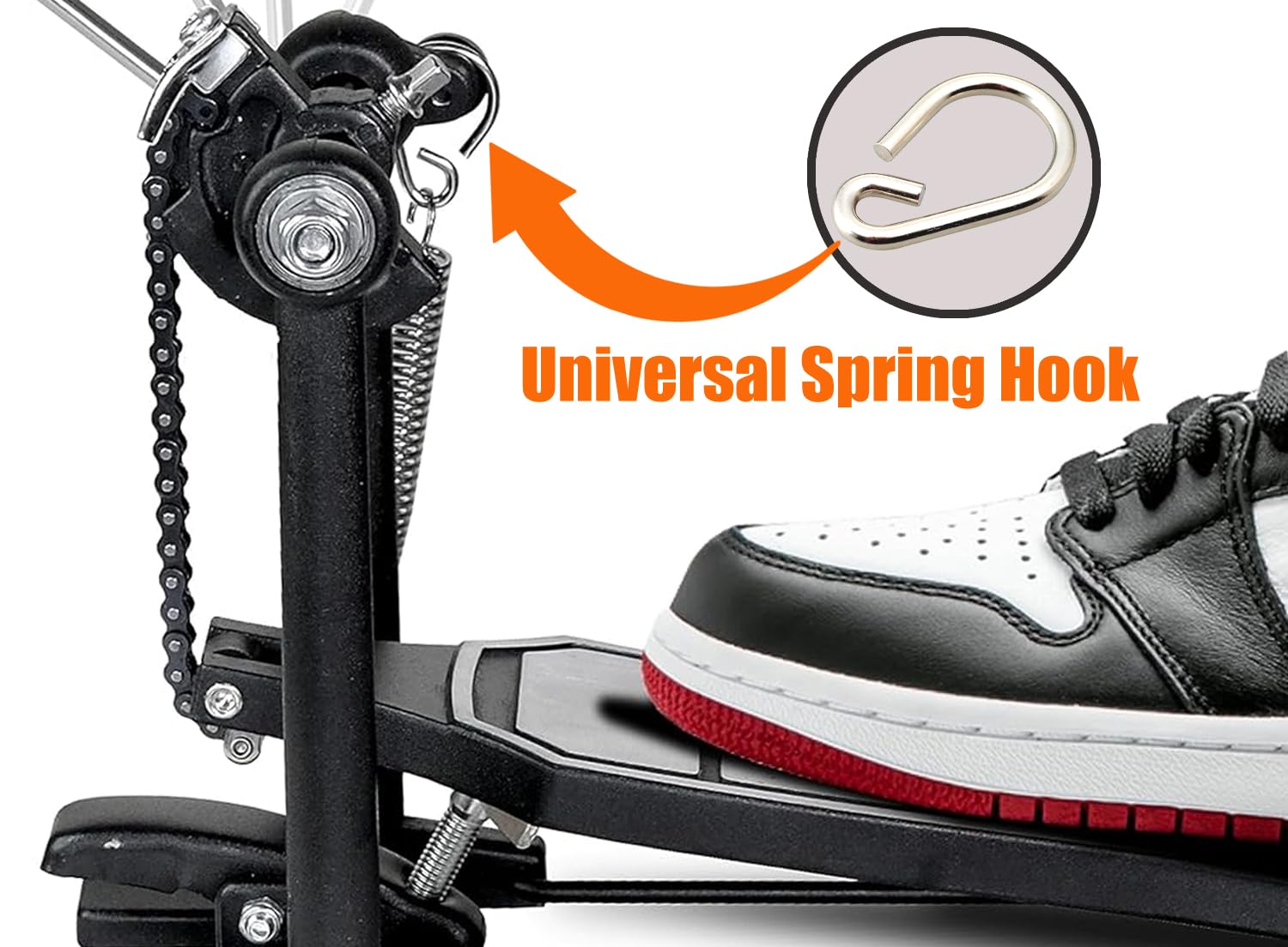 Softline Pro Drum Pedal Spring Hook (SP-DPSH-2PCS) - Set of 2 - Image 3 thumbnail