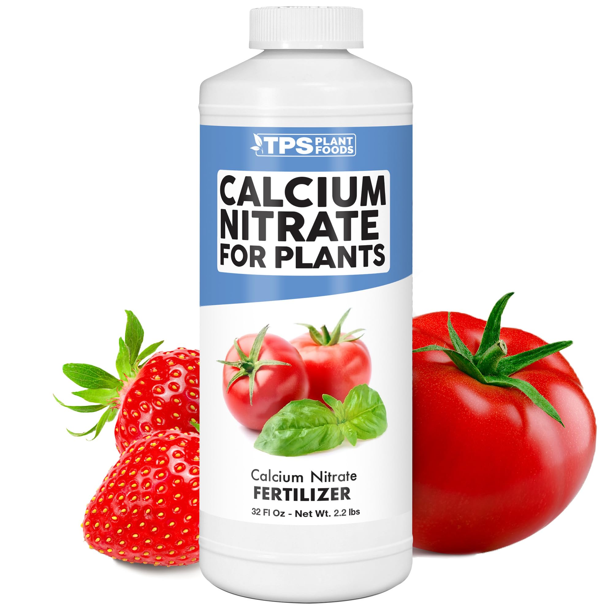 Calcium Nitrate Fertilizer, Promotes Healthy Growth for All Plants and Prevents Blossom End Rot, 32 oz (1 Quart)