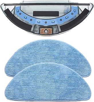 Water Tank+Mop Cloth, Compatible for Mamibot EXVAC660,EXVAC680S EXVAC880,Compatible for Tesvor X500 Pro S6,Vacuum Cleaner Replacement Part 1Set, chen88803jiq