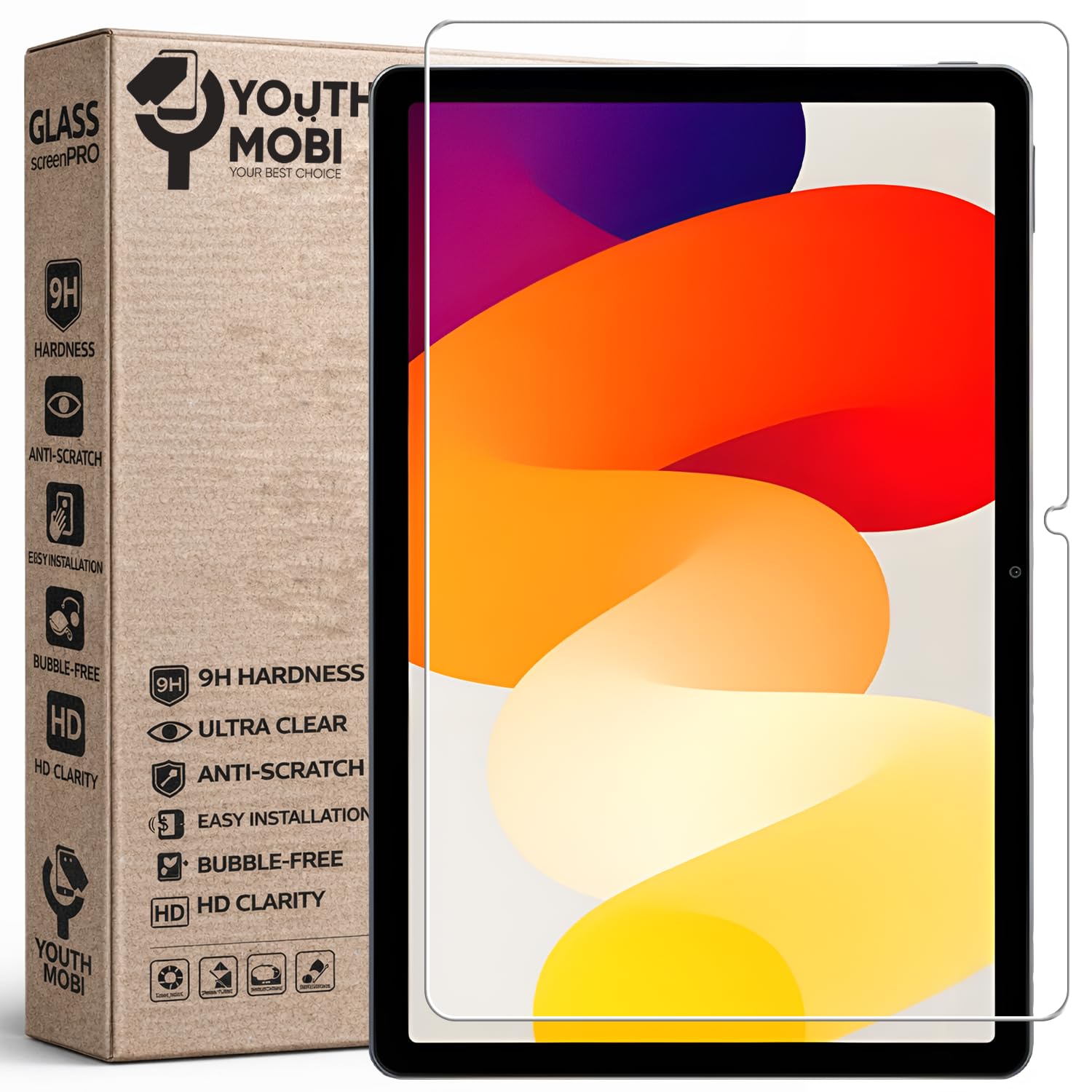 Tempered Glass Screen Protector For Redmi Pad Se 11 Inch Smartphone [Scratch Resistant] [Easy Installation] [Bubble Free] [1-Pack]-picture-22