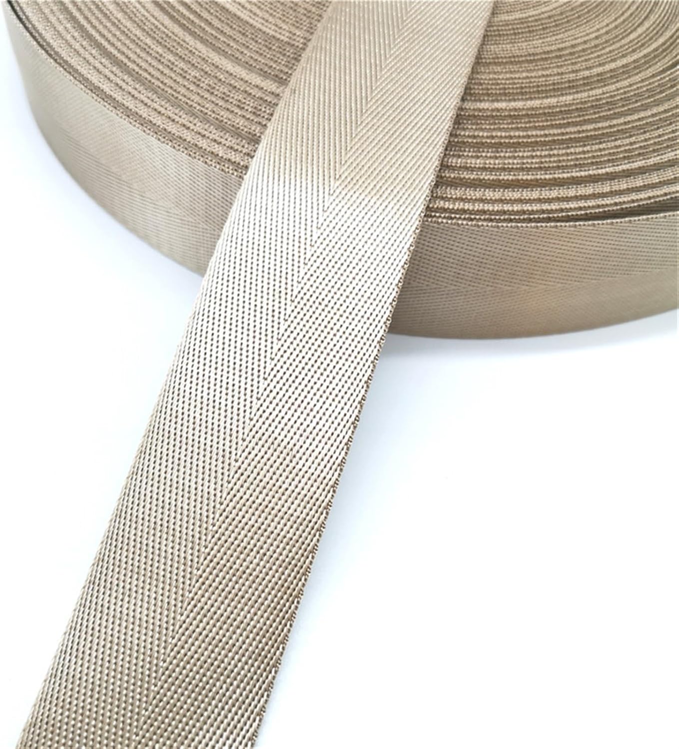 Webbing 10 Yards 38mm Strap Nylon Webbing Herringbone Pattern Knapsack Strapping Sewing Bag Belt Accessories(Sky Blue)