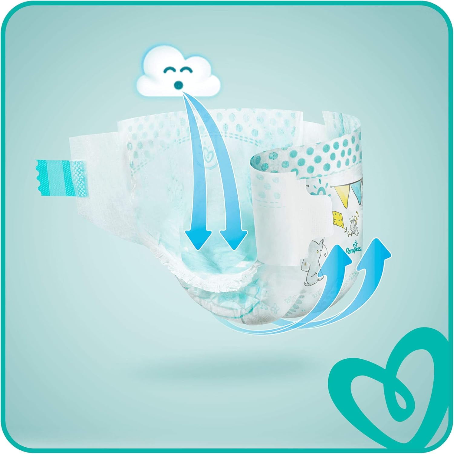 Pampers Baby-Dry diapers size 5 (11-16 kg), Economy pack, 1 pack (1 x 30 pieces)