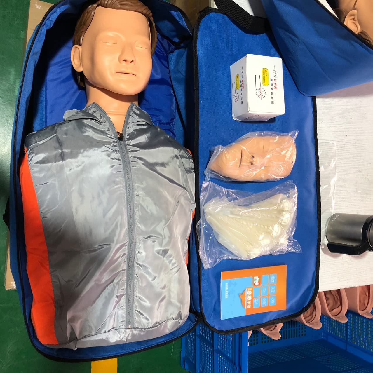 Modèle de réanimation Cardio-pulmonaire pour Adulte, kit de Mannequin de Formation en RCP Formation de Mannequin d'obstruction des Voies respiratoires en