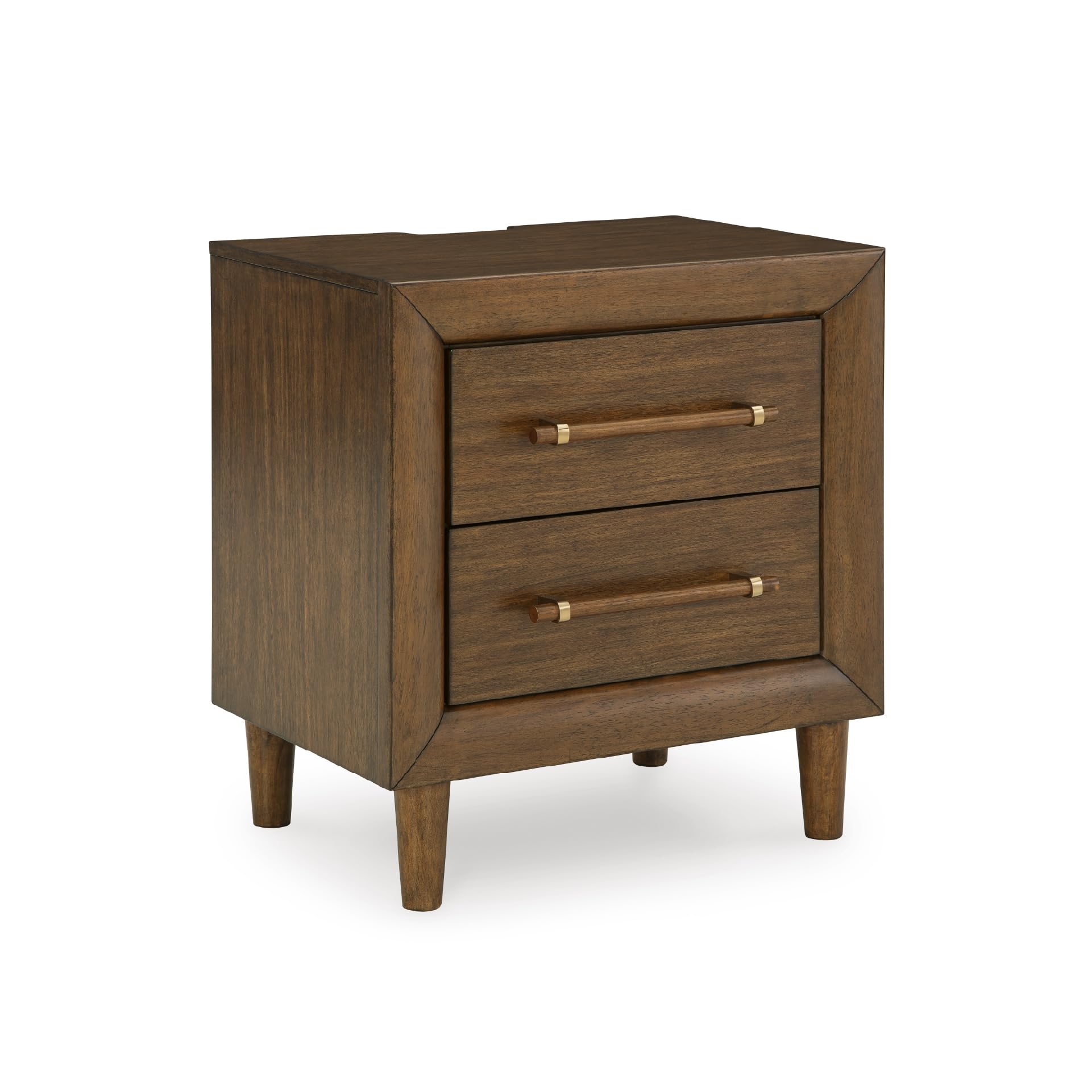 Livitalia Comodino di design Ecletto con 2 cassetti senza maniglie