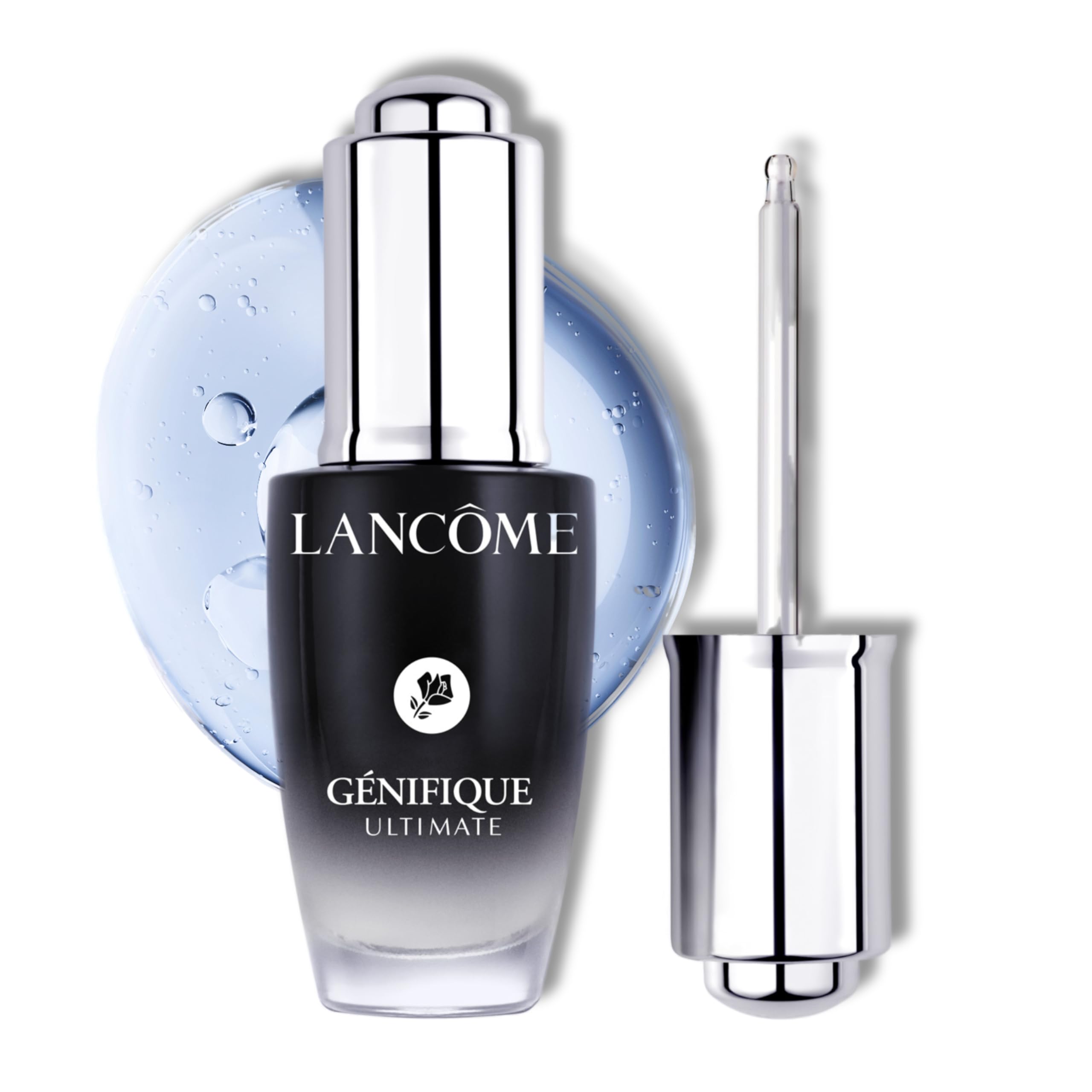 Lancôme Génifique Ultimate Serum, Repairing Face Serum with Beta Glucan and Hyaluronic Acid, Anti-Wrinkle Solution for Visibly Smoother and More Even Skin, Advanced Repair Technology, 20ml