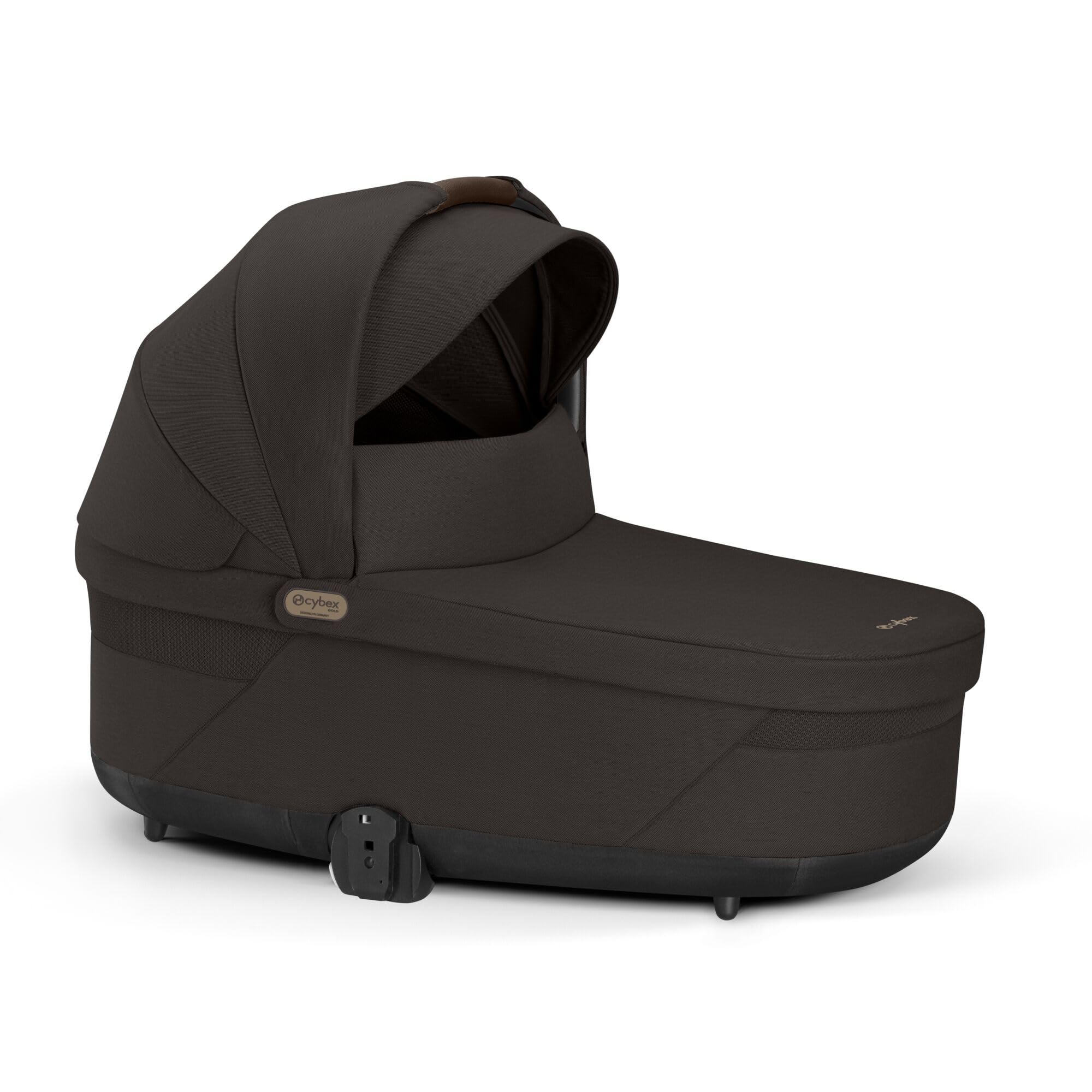 Cybex Capazo Gold COT S Lux, Desde el Nacimiento hasta los 6 Meses Aprox. (máx. 9 kg), Balios S Lux y Talios S Lux, Chocolate Brown