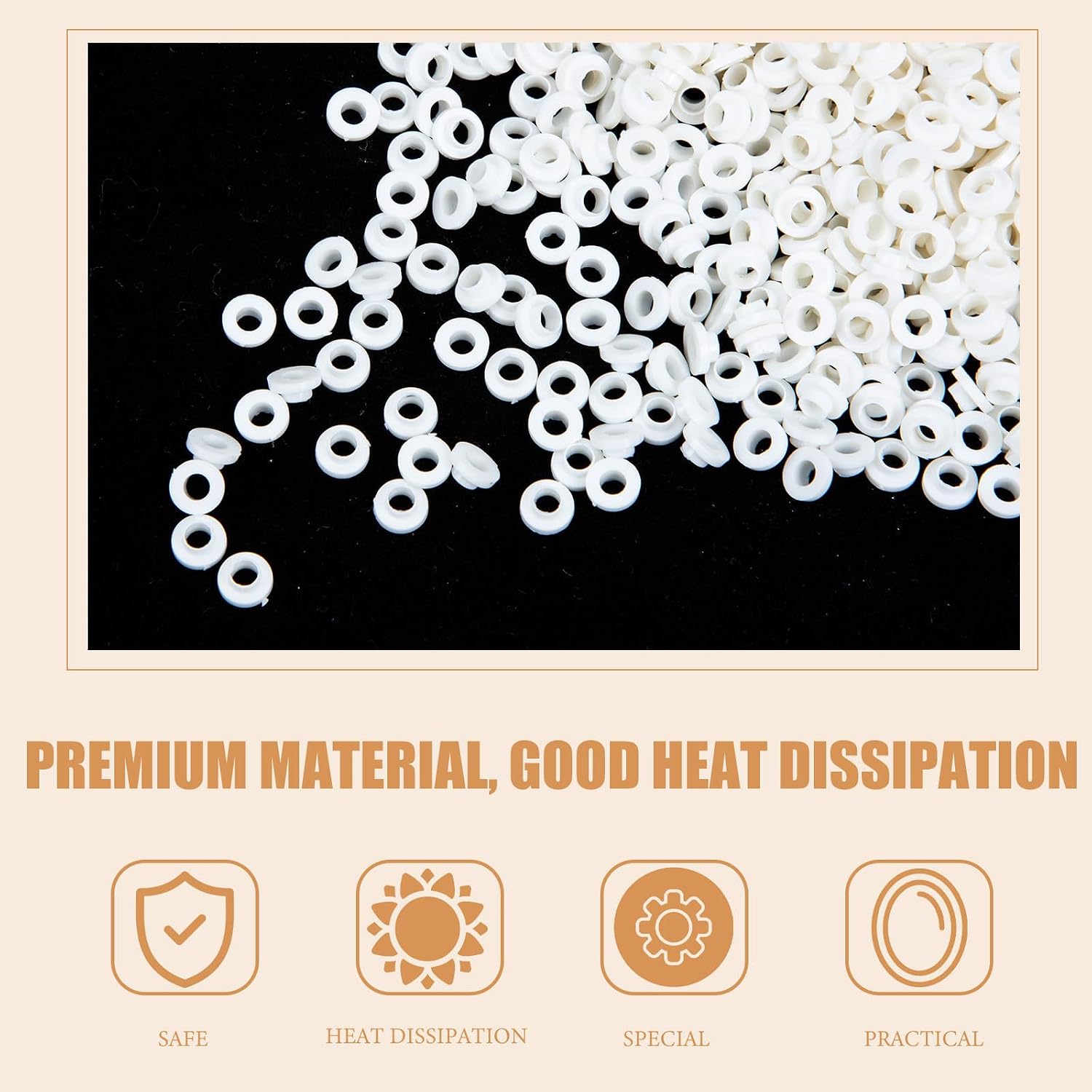 Silicone Thermal Pad Kit for Integrated Rectifier Modules and Voltage Regulator Modules with High Efficiency and Great Reliability Heat Conduction for Laptop Heatsink CPU Gpu