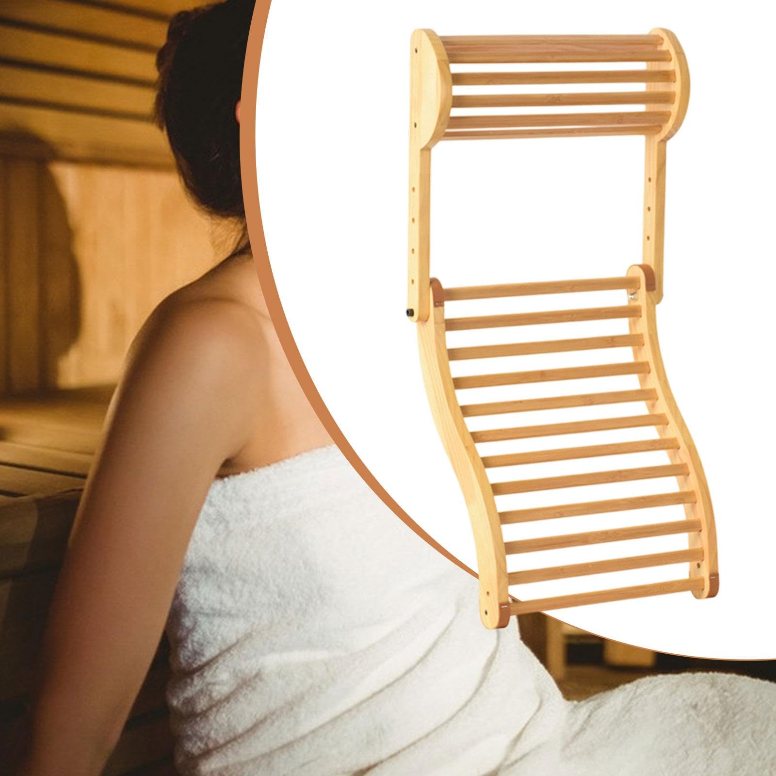 Cuscino per Schienale per Sauna, Supporto per Il Collo, Ergonomico a, Pieghevole, per Sauna
