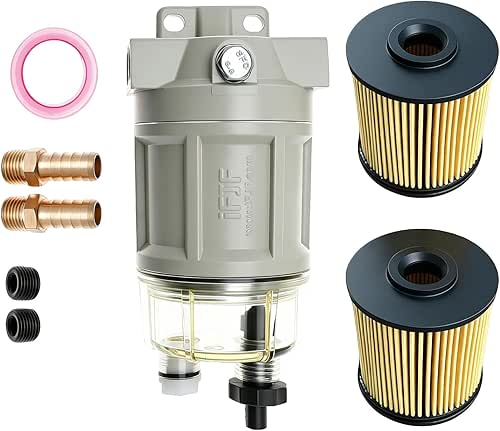 iFJF R12H (R12T Upgrade) Fuel Water Separator Marine Complete Combo