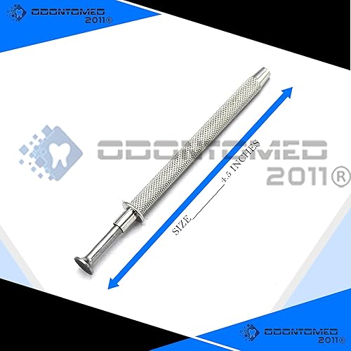 Miniatura 3 de OdontoMed2011 Juego de 4 piezas de 5 puntas con piedras preciosas de diamantes de acero inoxidable